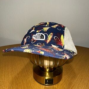 NEW THE NORTH FACE  CLASS V HAT SUMMIT NAVY HAN CAP SHALLOW FIT FISHING LURE